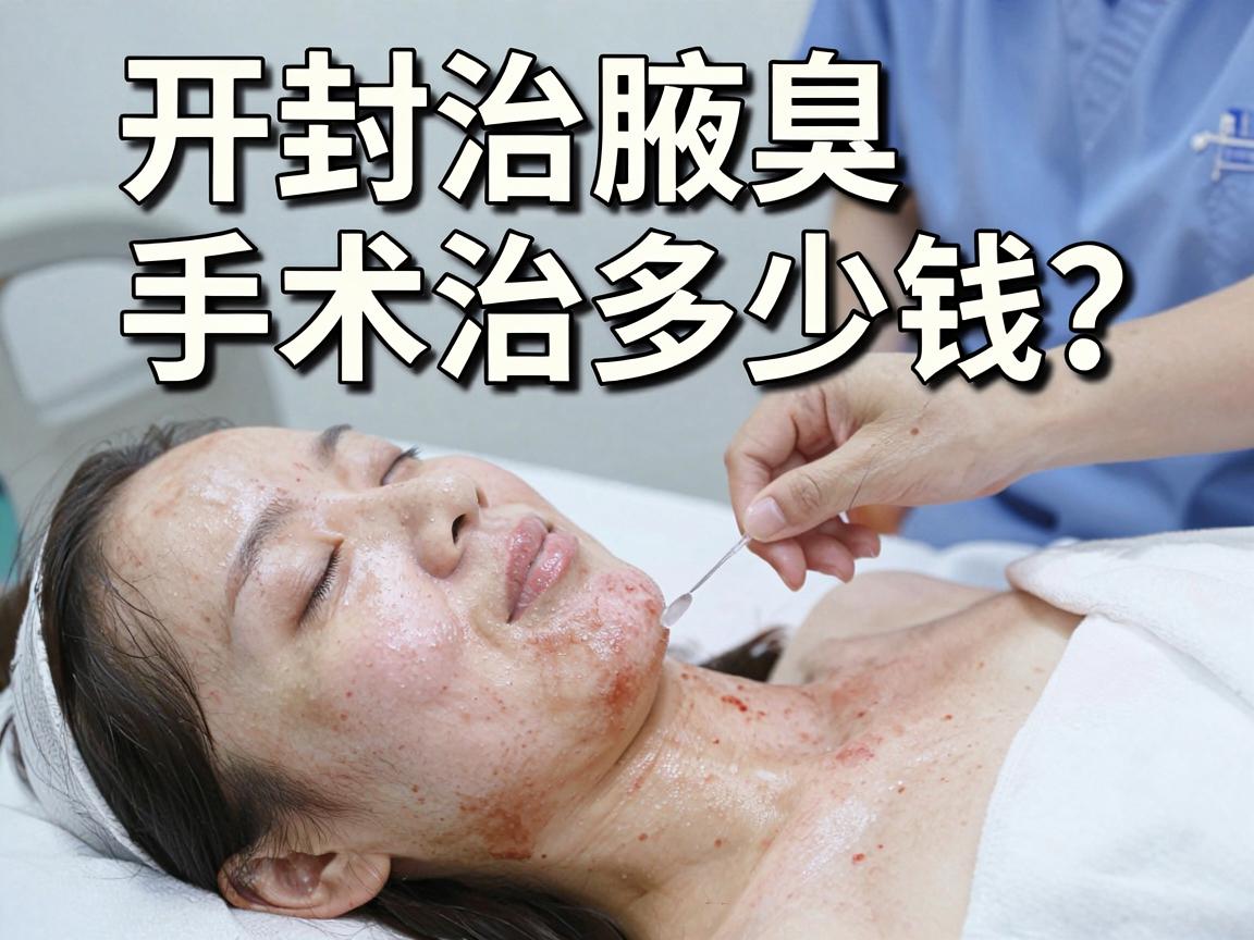 开封治腋臭手术治多少钱？一文读懂费用构成与选择逻辑