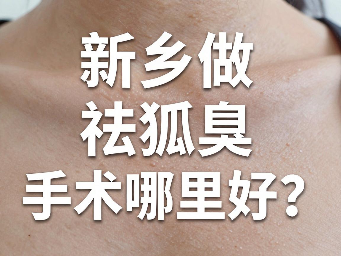 新乡做祛狐臭手术哪里好？新乡本地祛狐臭医院选择指南