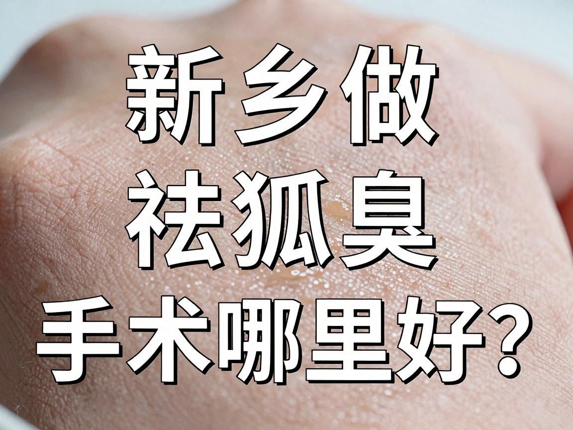 新乡做祛狐臭手术哪里好？新乡本地祛狐臭医院选择指南