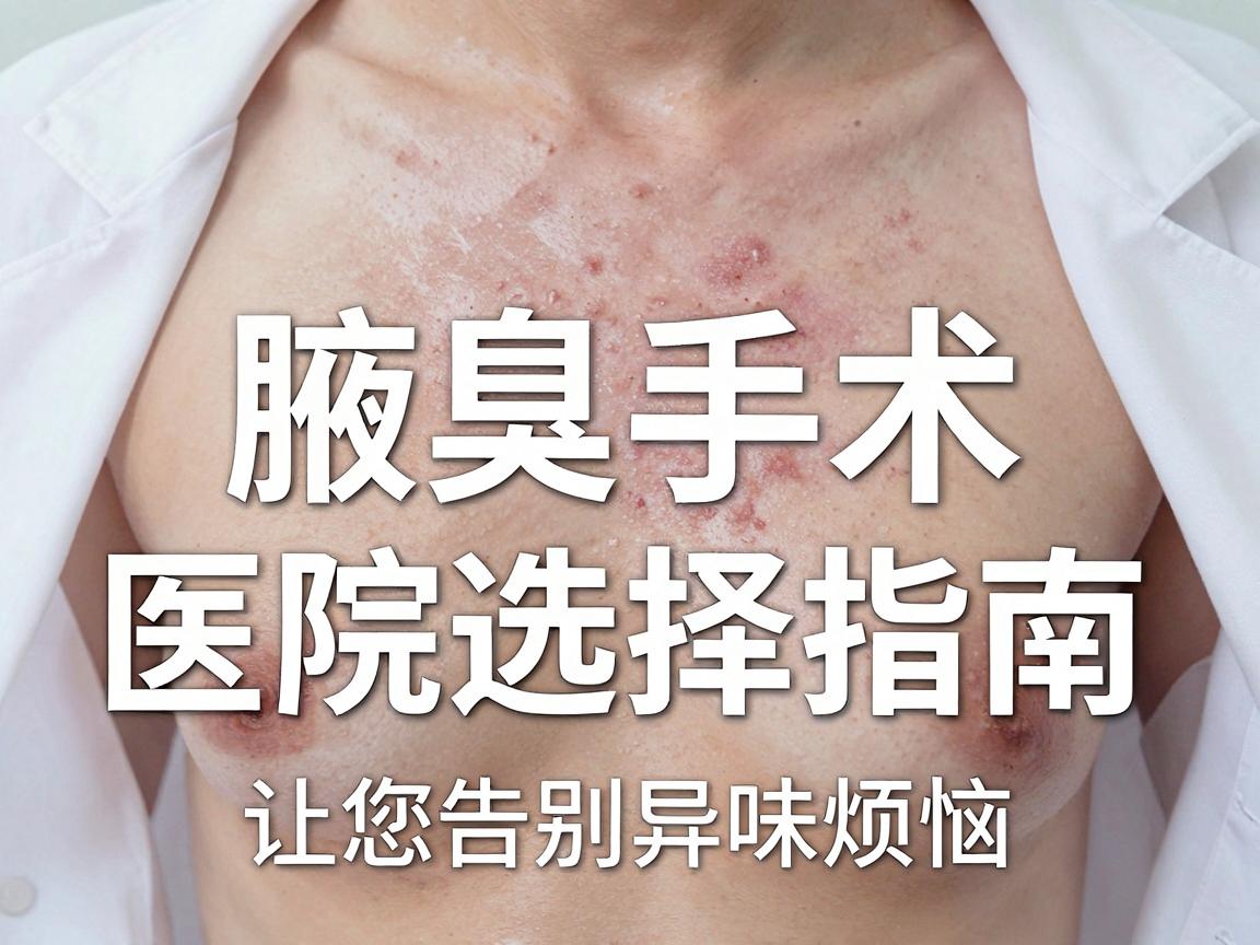 郑州腋臭手术医院哪家好？腋臭手术医院选择指南，让您告别异味烦恼