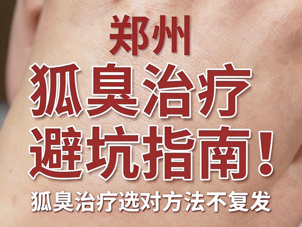 郑州狐臭治疗医院哪家强？揭秘狐臭治疗的避坑指南，狐臭治疗选对方法不复发