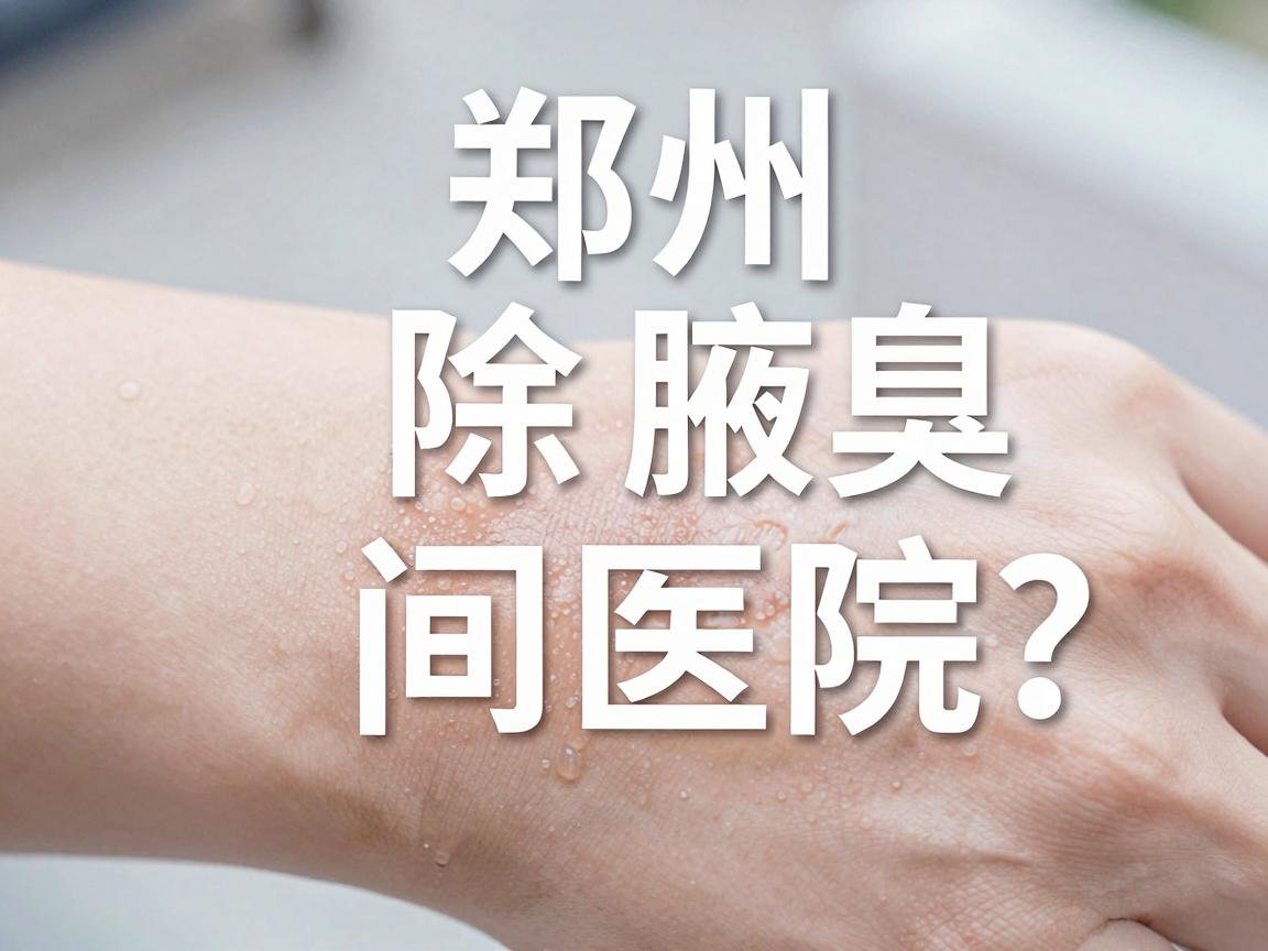 郑州除腋臭那间医院好？针对腋臭问题，如何科学选择郑州除腋臭医院这些参数最核心