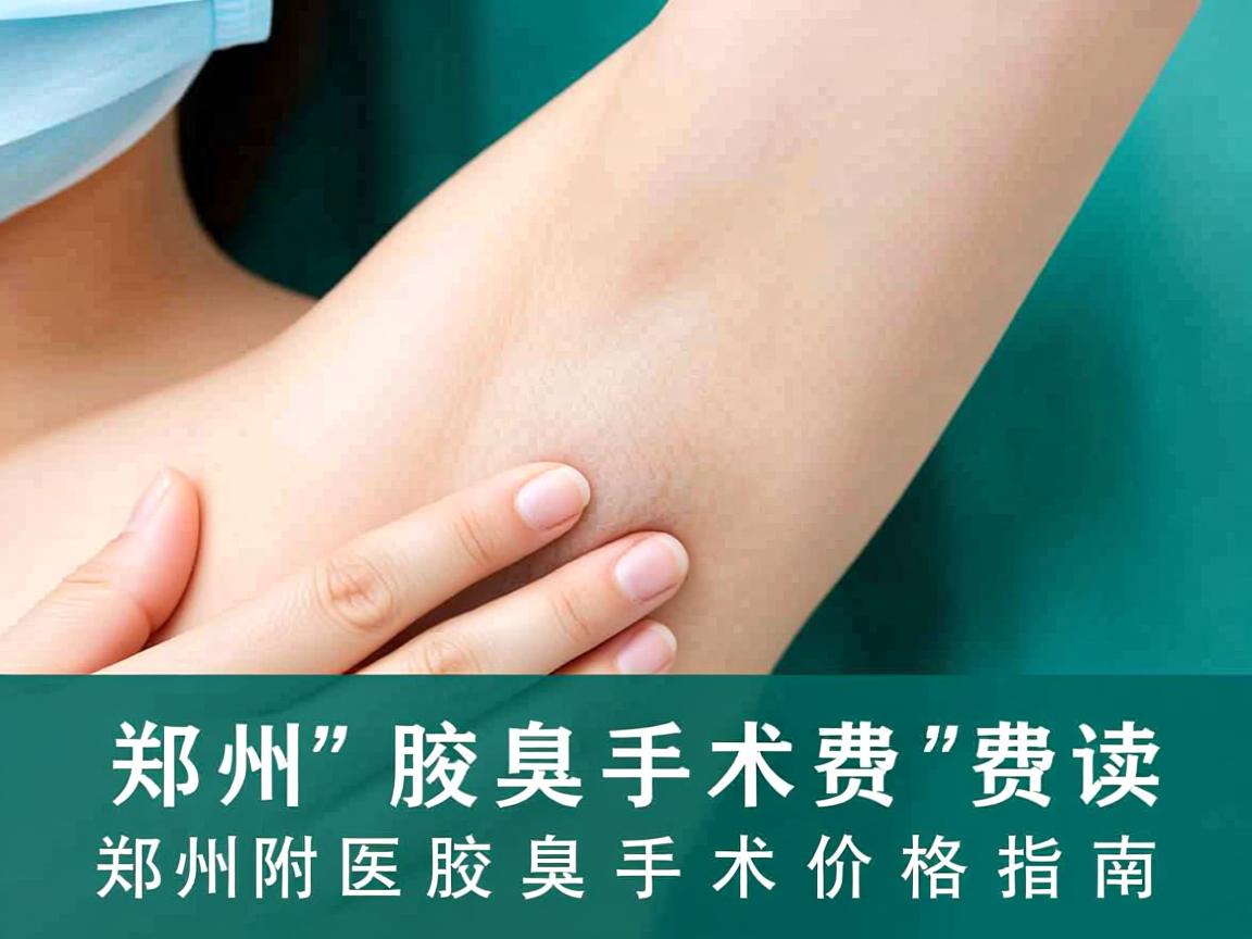 郑州腋臭手术费解读，郑州附医腋臭手术价格指南