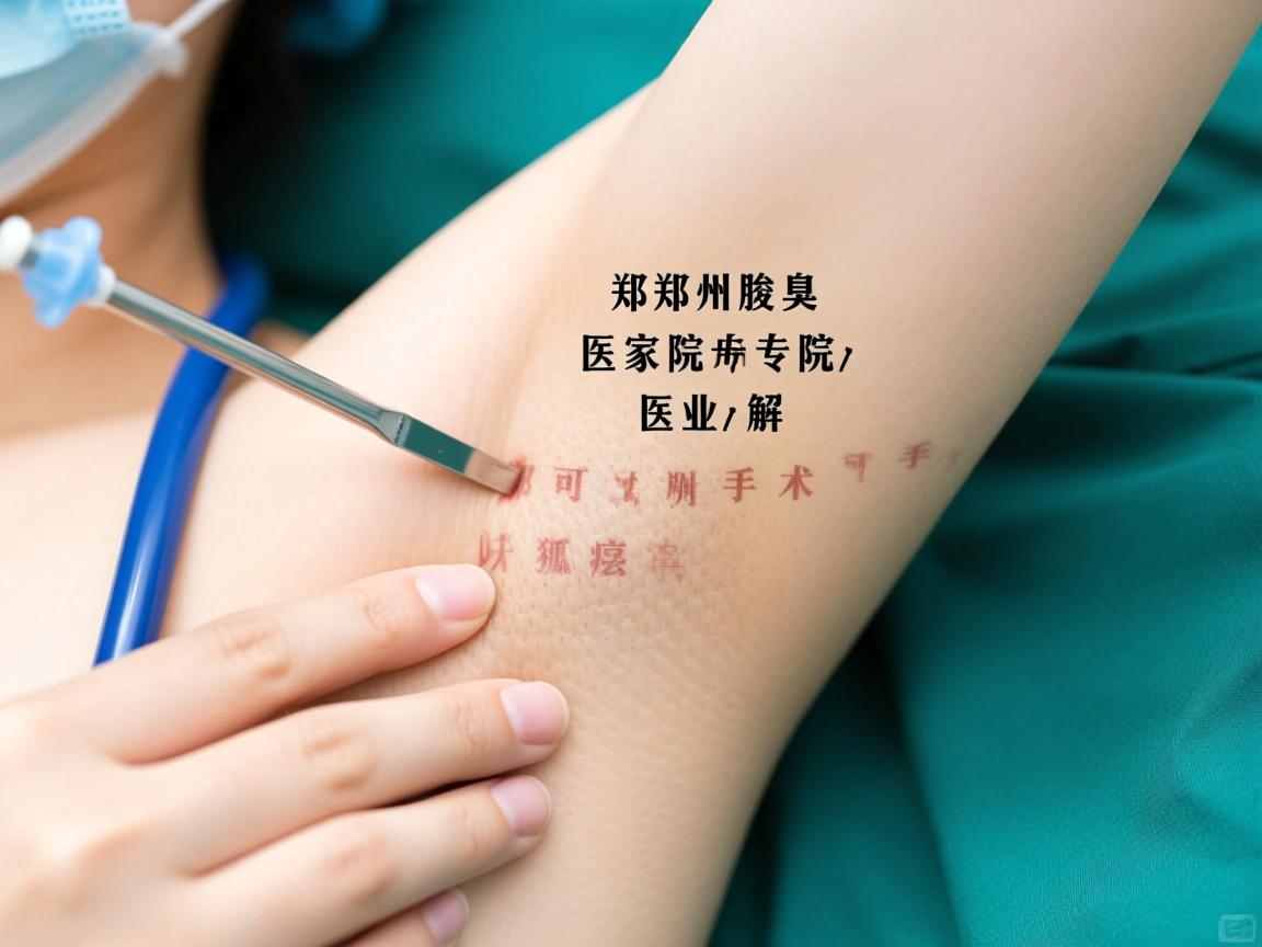 郑州腋臭医院专业解析，郑州哪家医院可以开狐臭手术