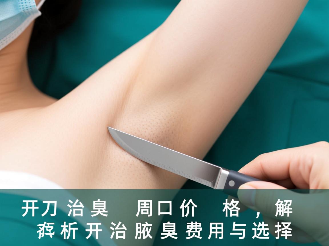 开刀治腋臭周口价格，解析开刀治腋臭的费用与选择
