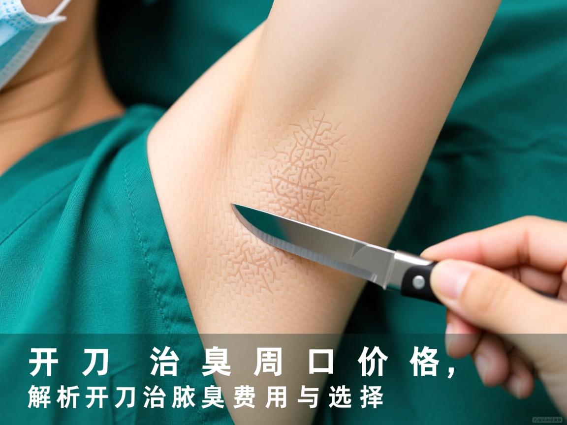 开刀治腋臭周口价格，解析开刀治腋臭的费用与选择
