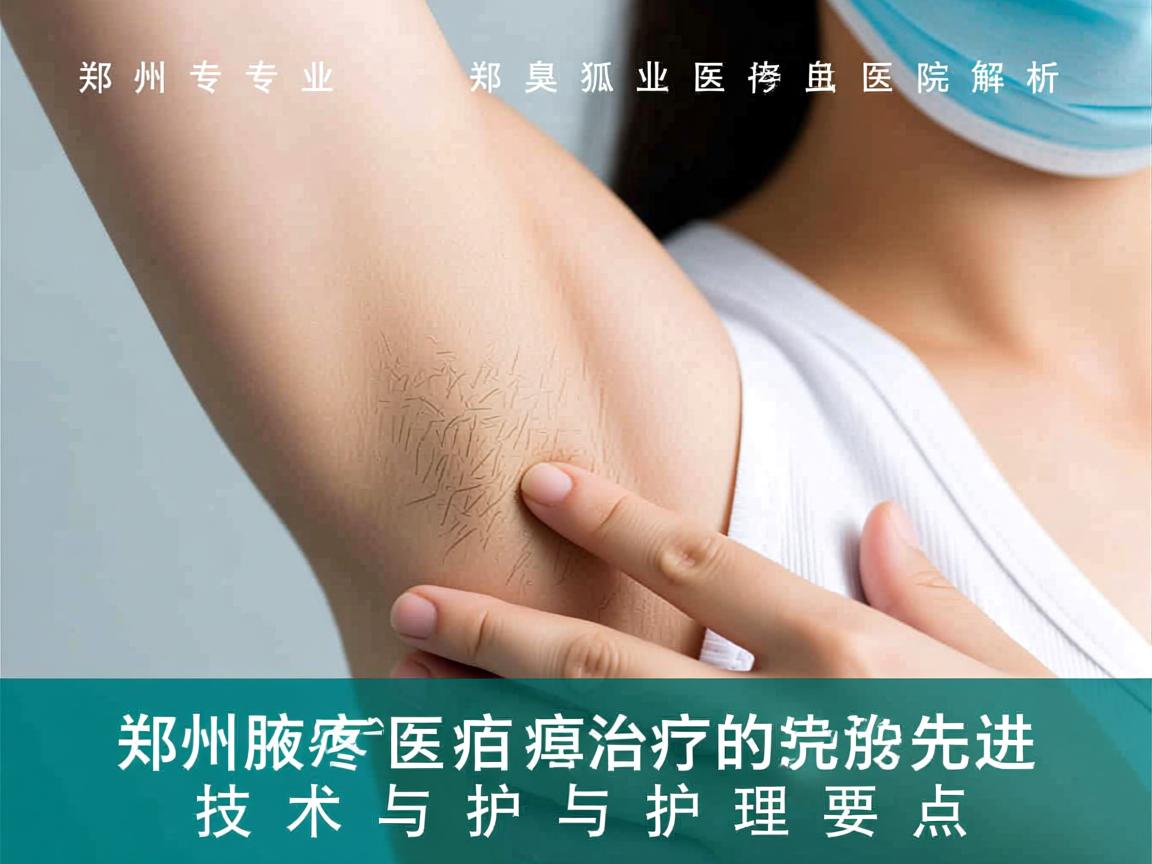 郑州专业狐臭医院解析，郑州腋臭治疗的先进技术与护理要点