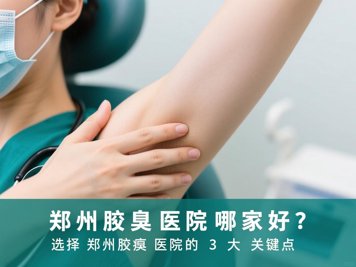 郑州腋臭医院哪家好？选择郑州腋臭医院的3大关键点