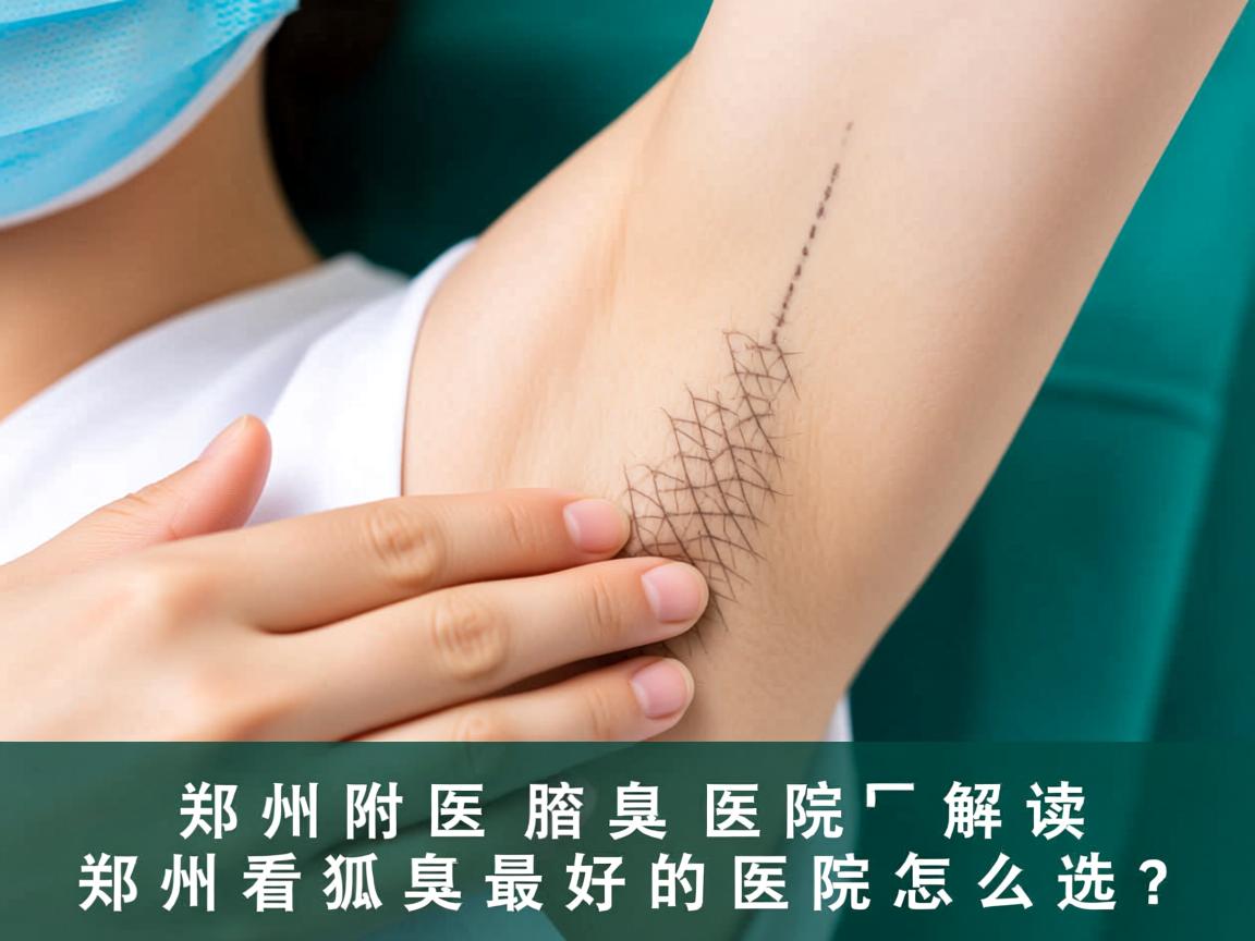 郑州附医腋臭医院解读，郑州看狐臭最好的医院怎么选？