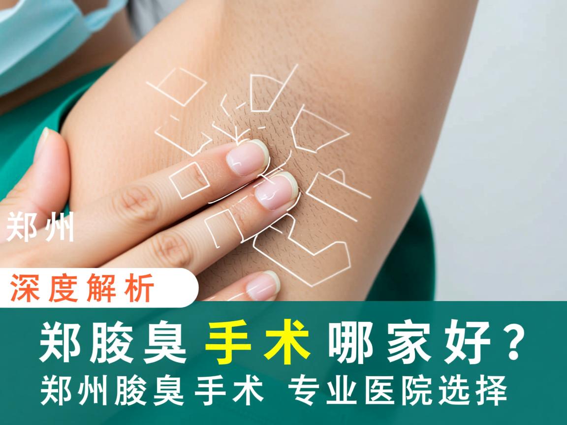 郑州腋臭手术哪家好？深度解析郑州腋臭手术专业医院选择