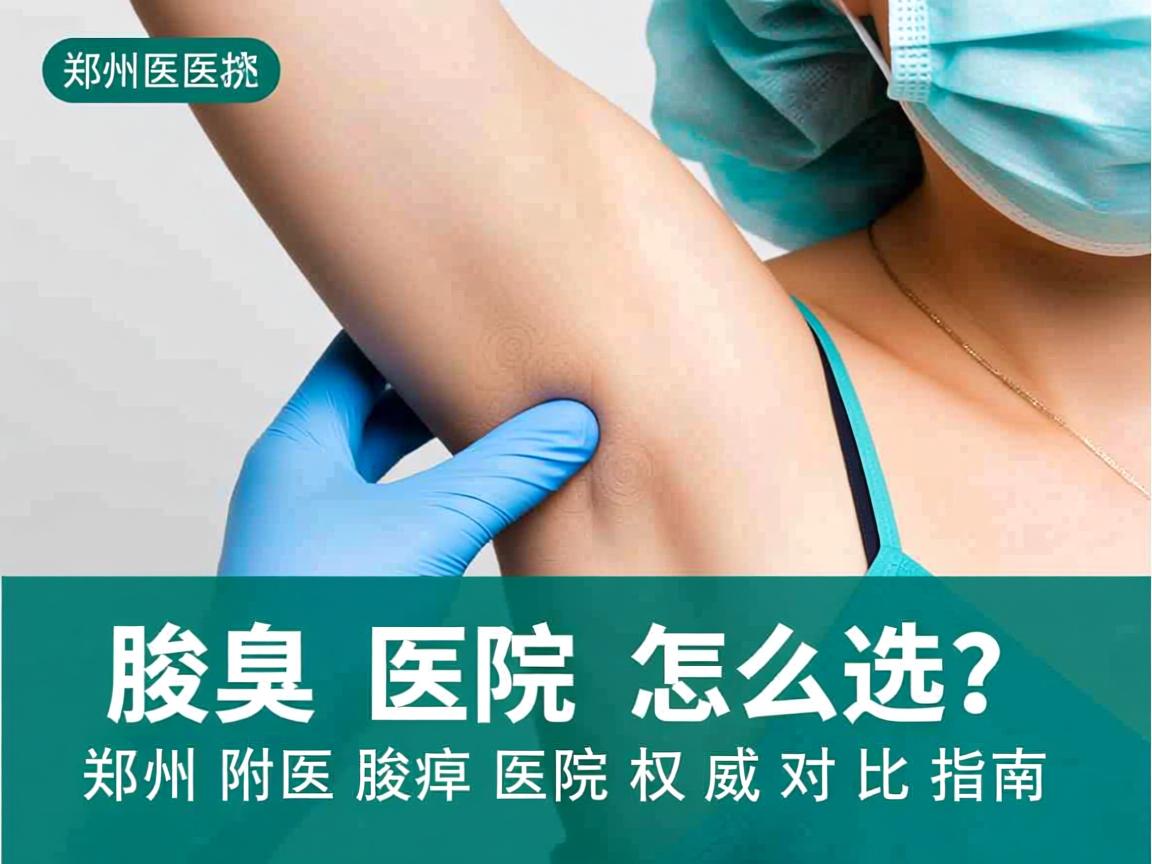 郑州腋臭医院怎么选？郑州附医腋臭医院权威对比指南