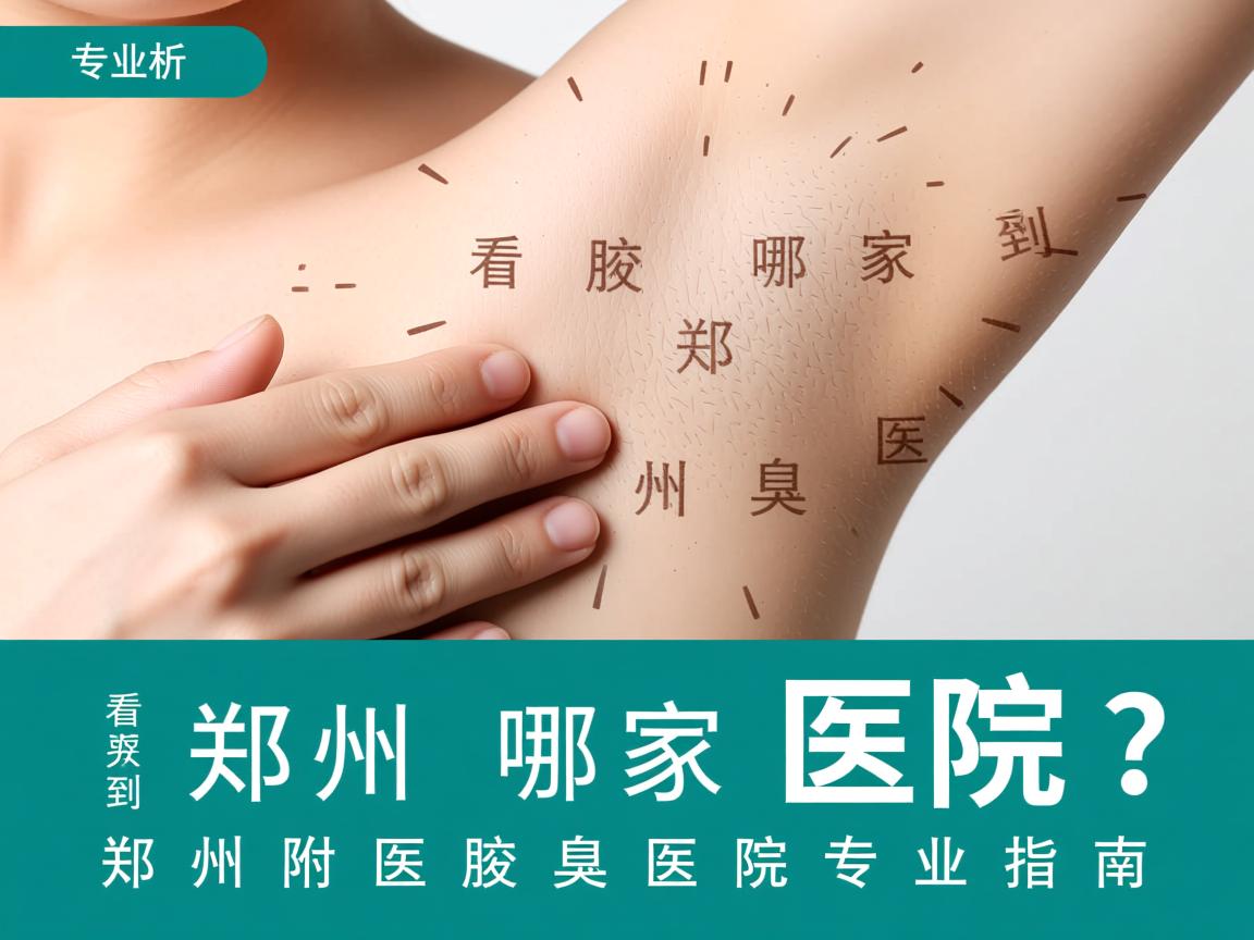 专业解析，看腋臭到郑州哪家医院？郑州附医腋臭医院专业指南
