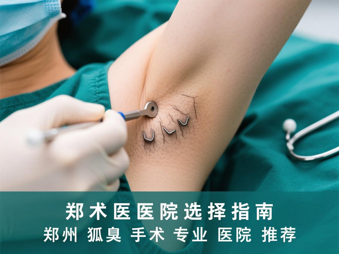 郑州狐臭手术医院选择指南，郑州狐臭手术专业医院推荐