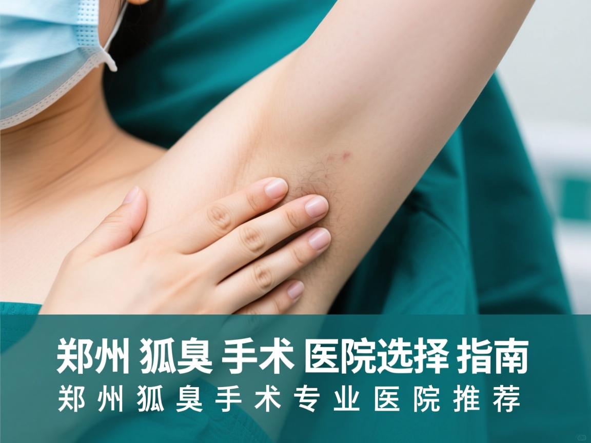 郑州狐臭手术医院选择指南，郑州狐臭手术专业医院推荐