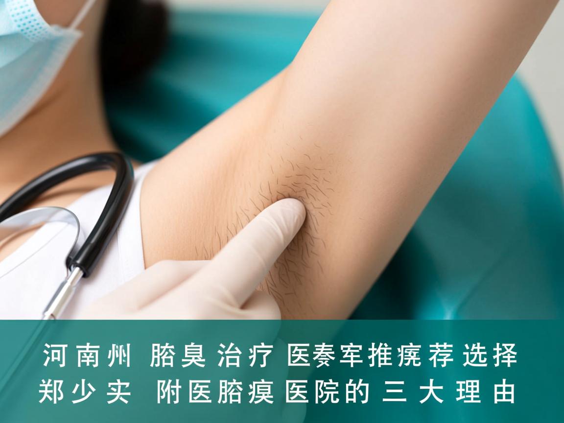 河南腋臭治疗医院推荐，选择郑州附医腋臭医院的三大理由