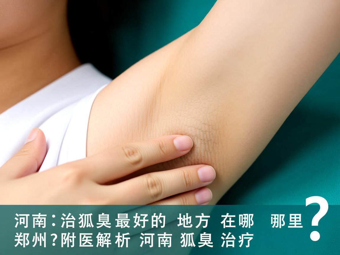 河南治狐臭最好的地方在哪里？郑州附医解析河南狐臭治疗