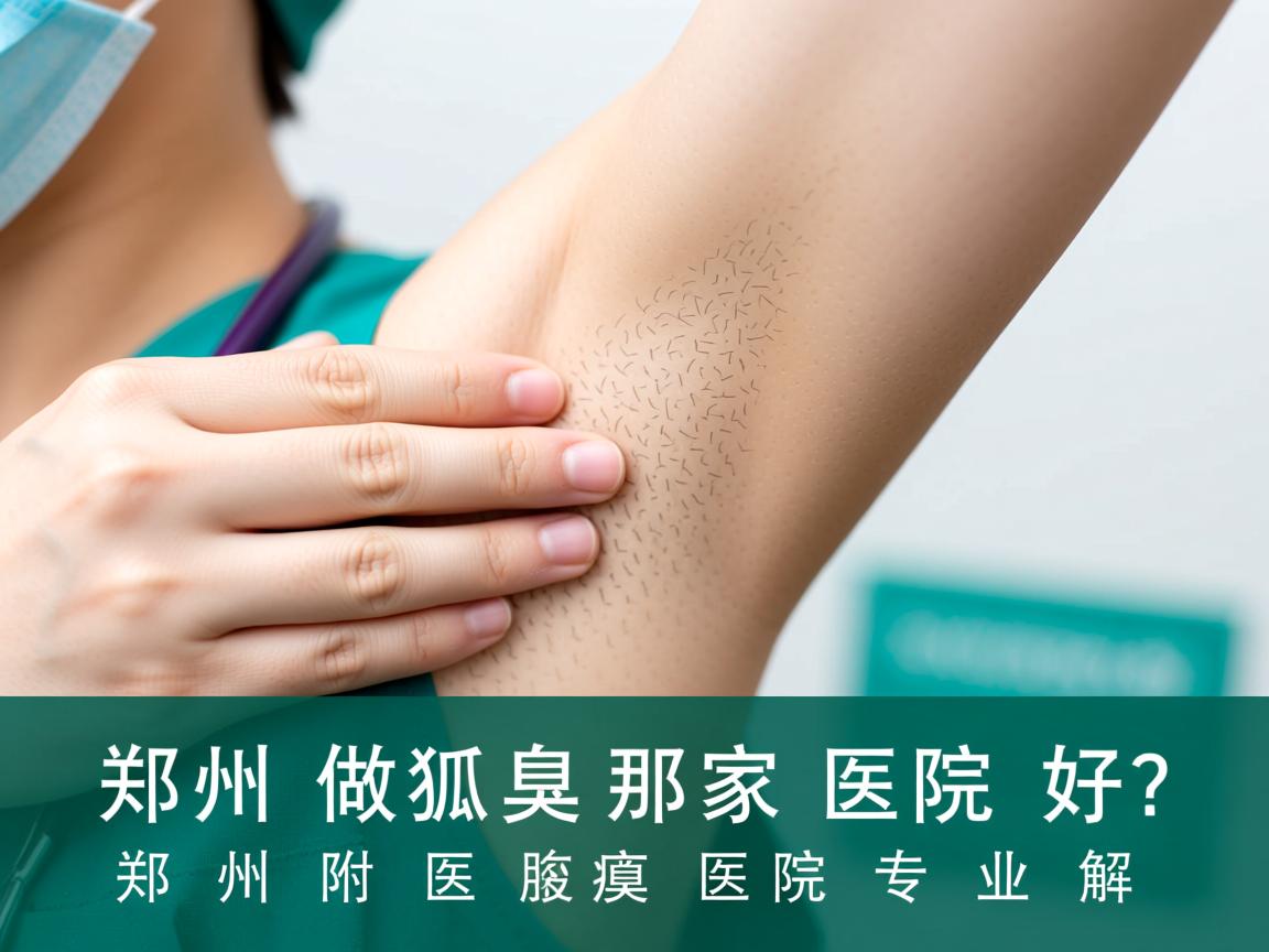 郑州做狐臭手术那家医院好？郑州附医腋臭医院专业解析
