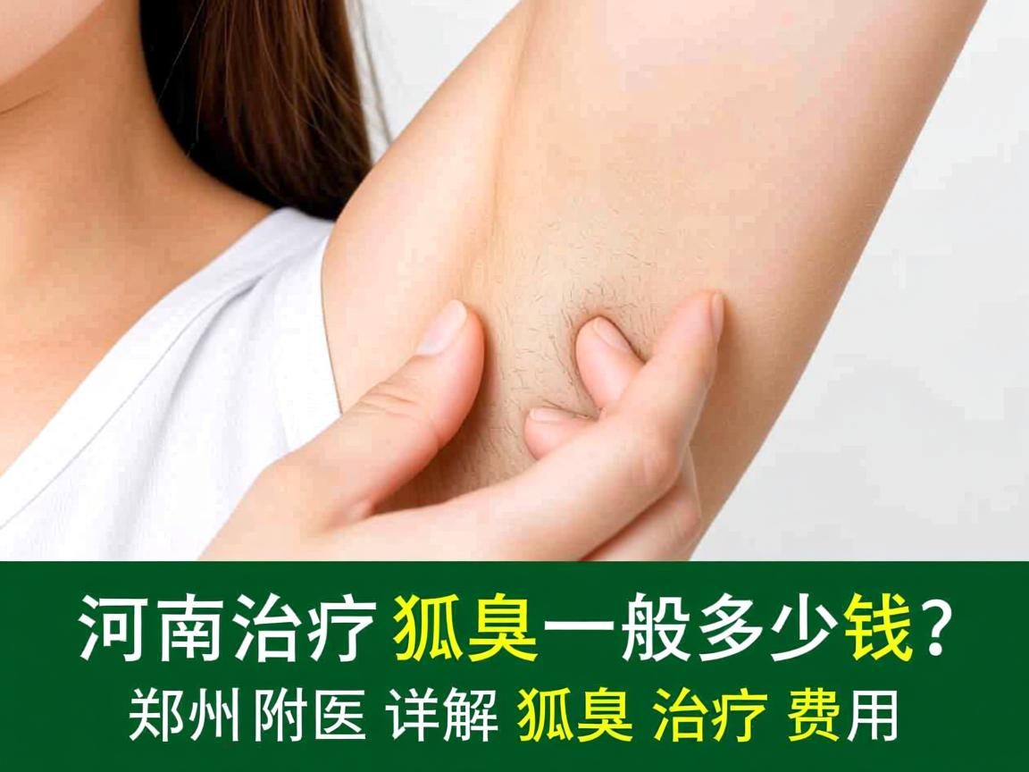 河南治疗狐臭一般多少钱？郑州附医详解狐臭治疗费用