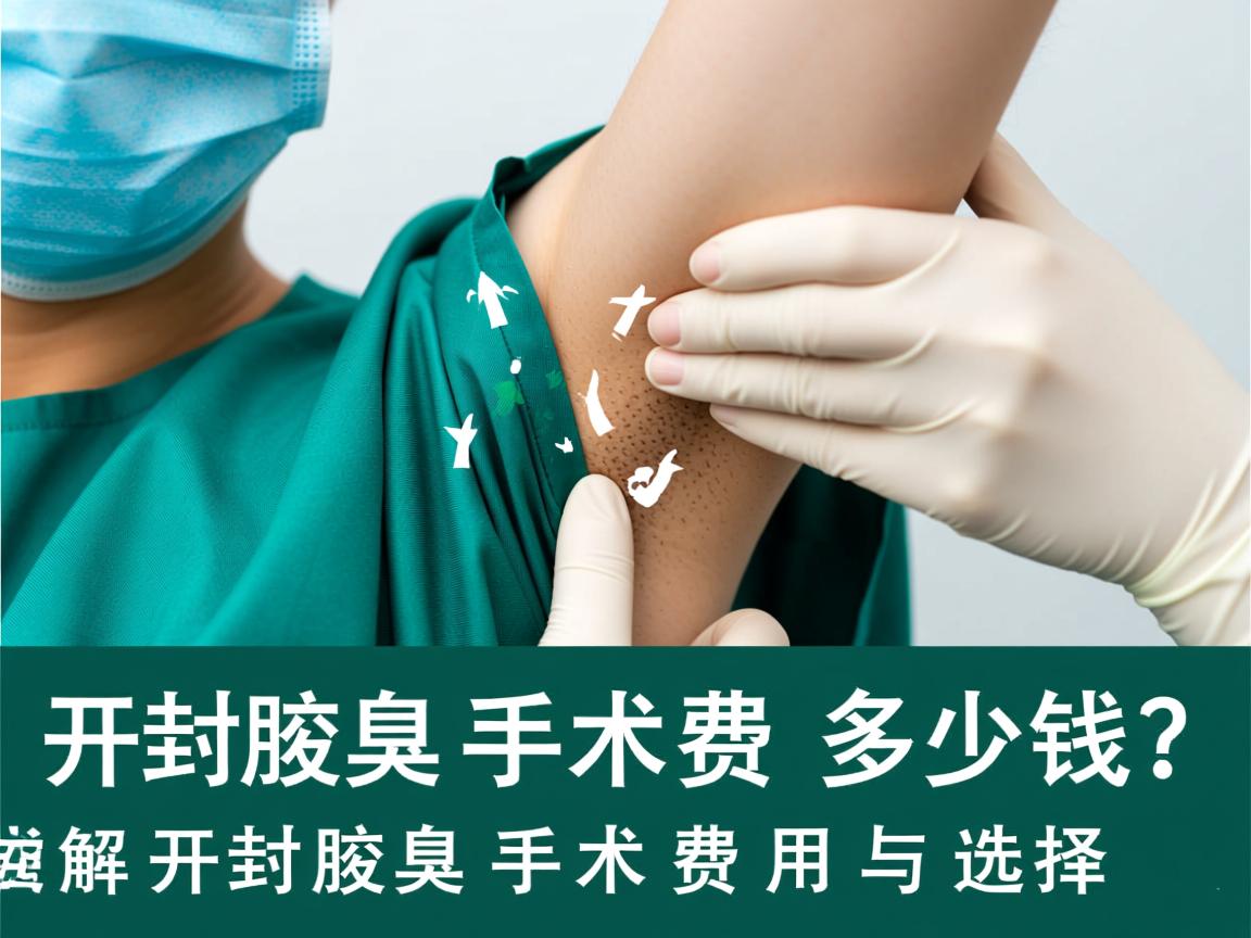 开封腋臭手术费多少钱？详解开封腋臭手术费用与选择