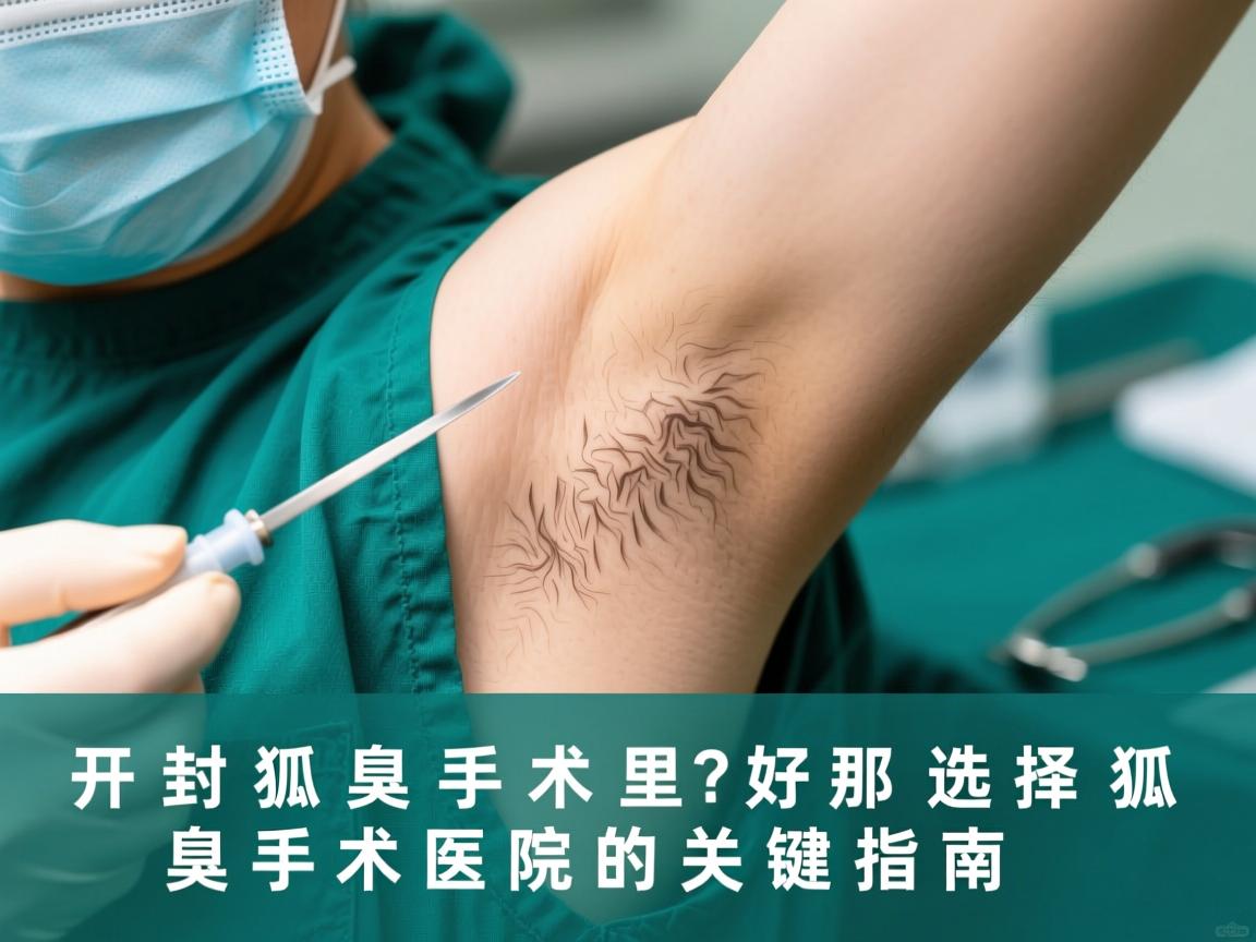 开封狐臭手术那里好？选择狐臭手术医院的关键指南
