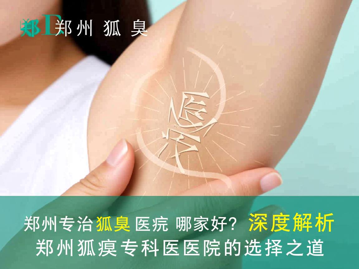 郑州专治狐臭医院哪家好？深度解析郑州狐臭专科医院的选择之道
