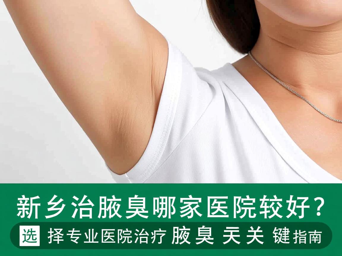 新乡治疗腋臭哪家医院较好？选择专业医院治疗腋臭的关键指南