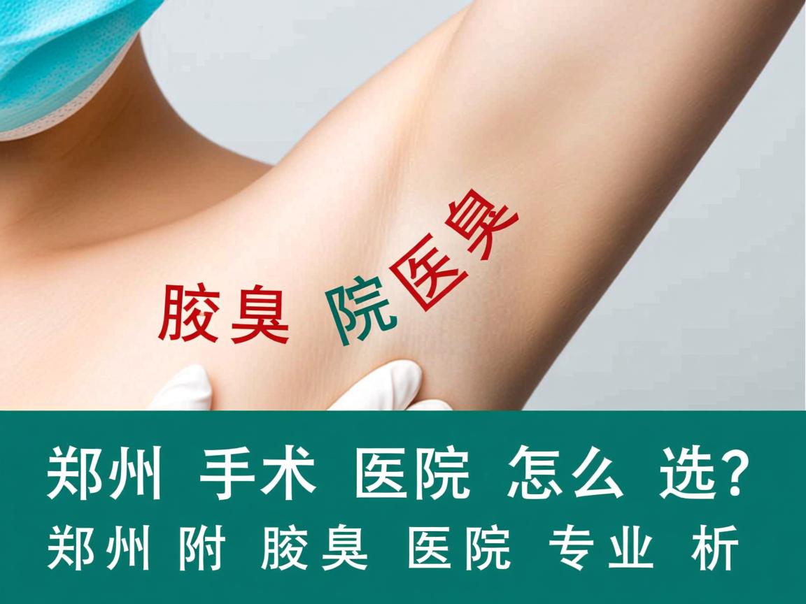 郑州腋臭手术医院怎么选?郑州附医腋臭医院专业解析 郑州腋臭手术医院怎么选?郑州附医腋臭医院专业解析