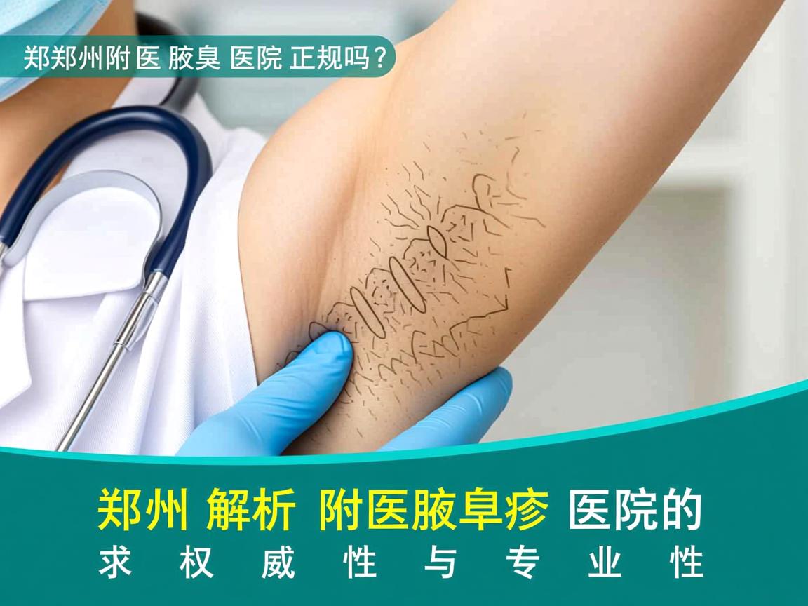 郑州附医腋臭医院正规吗?深度解析郑州附医腋臭医院的权威性与专业性 郑州附医腋臭医院正规吗?深度解析郑州附医腋臭医院的权威性与专业性