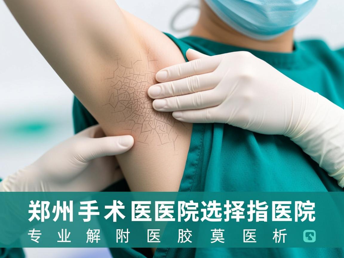 郑州腋臭手术医院选择指南，专业解析郑州附医腋臭医院