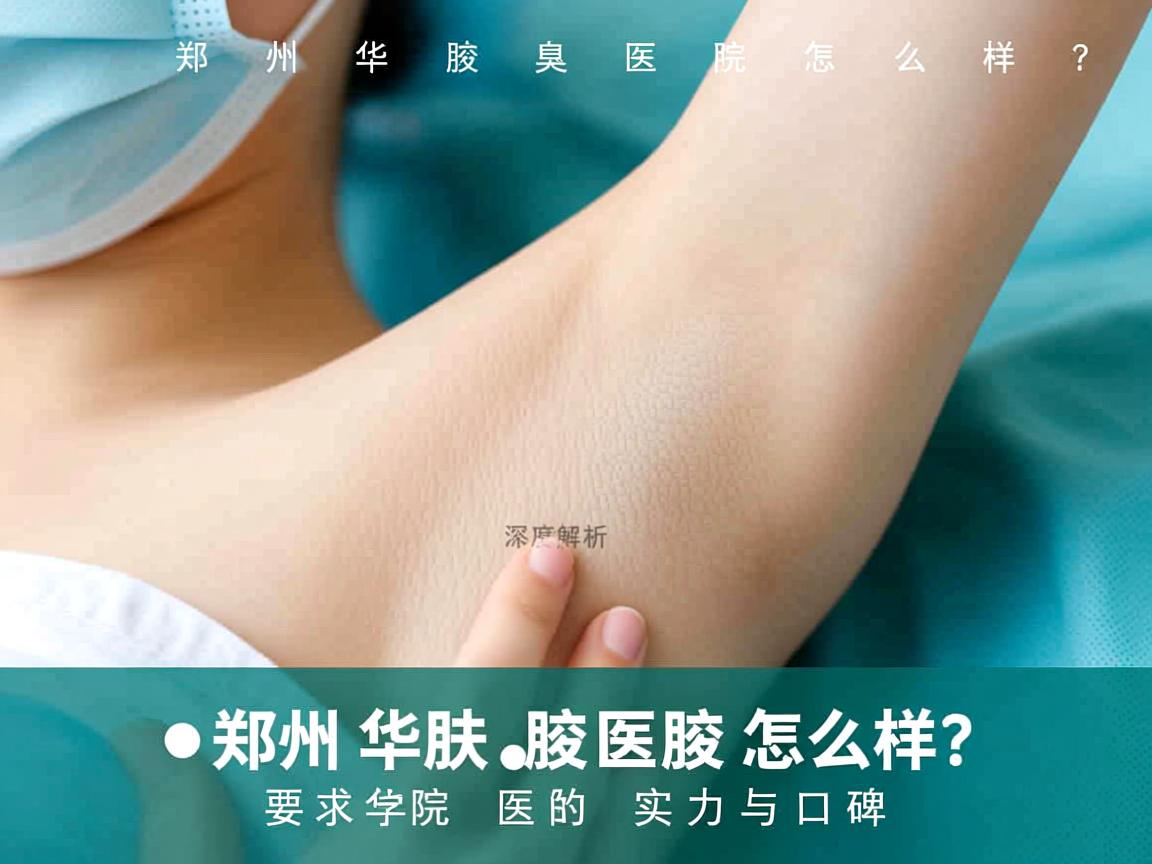 郑州华肤腋臭医院怎么样？深度解析郑州华肤腋臭医院的实力与口碑