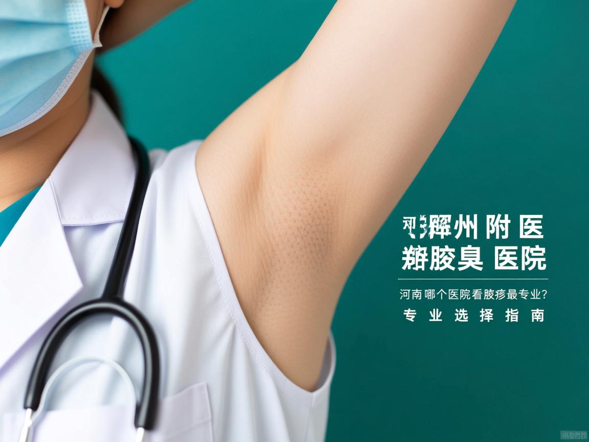 郑州附医腋臭医院解析，河南哪个医院看腋臭最专业？专业选择指南