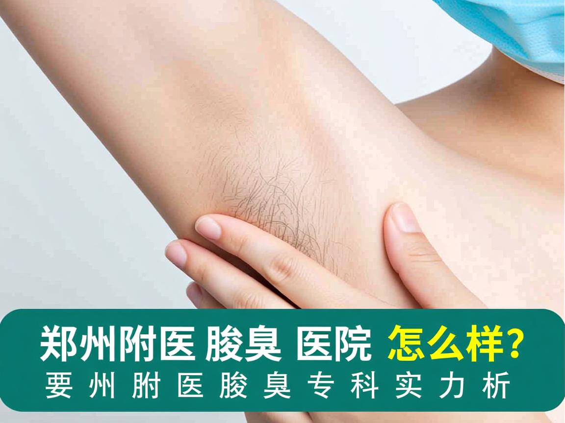 郑州附医腋臭医院怎么样？郑州附医腋臭专科实力解析