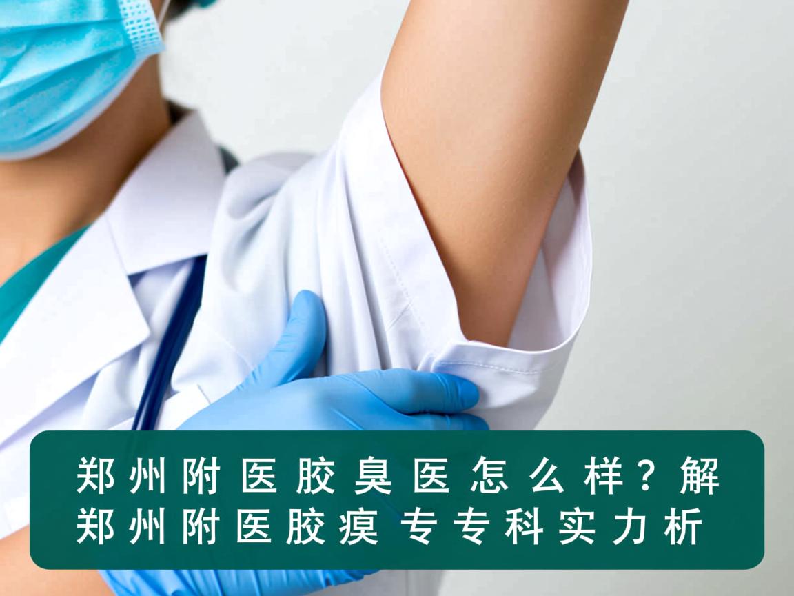 郑州附医腋臭医院怎么样？郑州附医腋臭专科实力解析