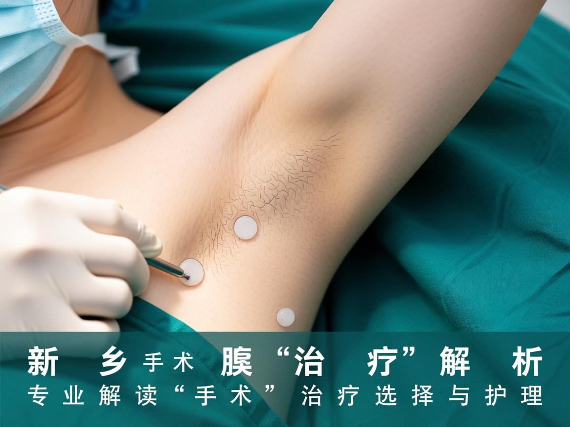 新乡腋臭手术治疗解析，专业解读腋臭手术的治疗选择与护理