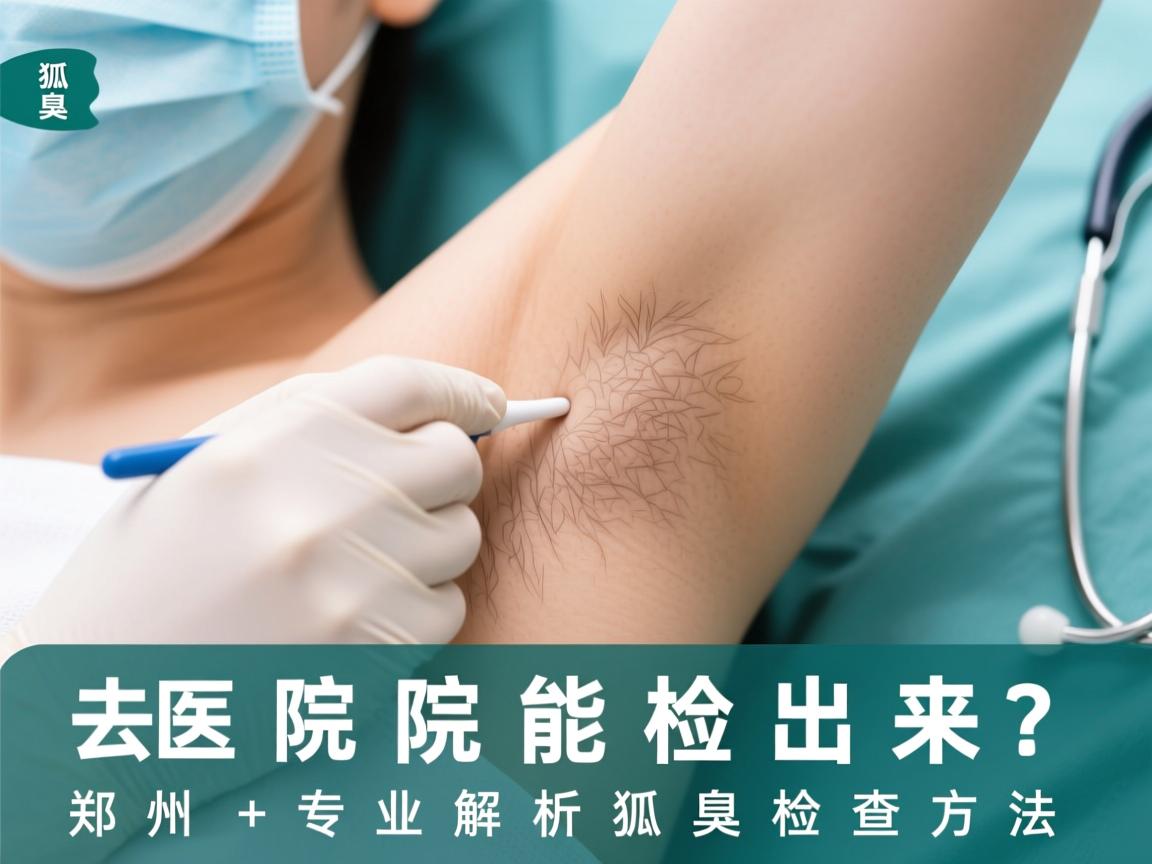 狐臭去医院能检查出来吗？郑州专业解析狐臭检查方法