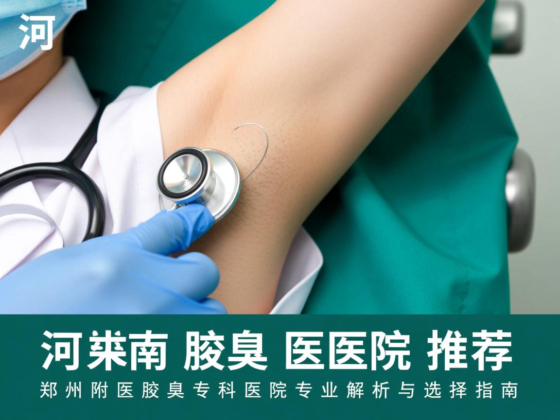 河南腋臭医院推荐，郑州附医腋臭专科医院专业解析与选择指南