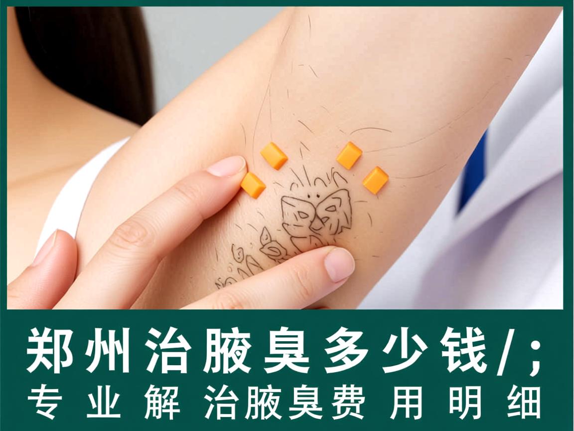 郑州治腋臭多少钱，专业解析治腋臭费用明细