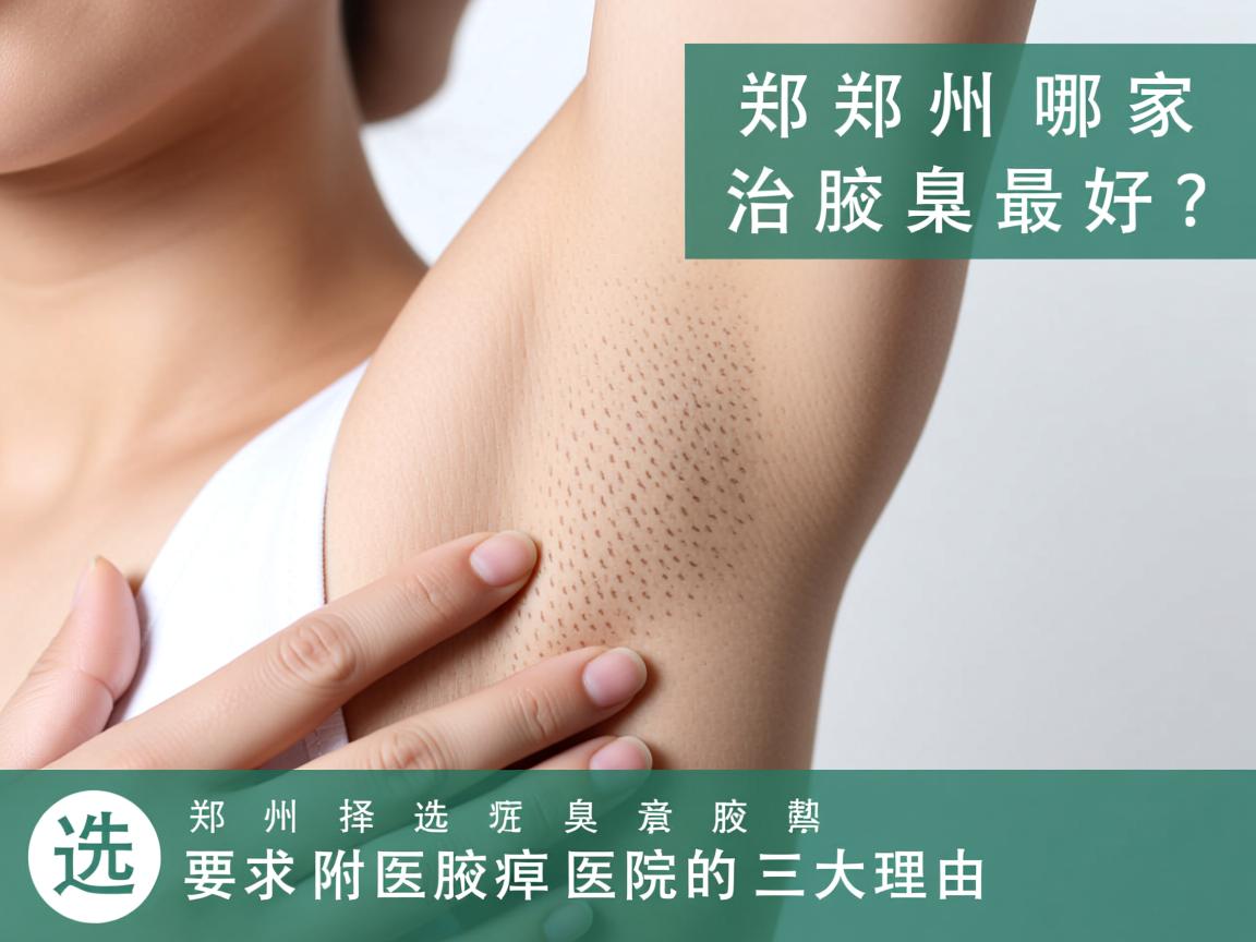 郑州哪家治腋臭最好？选择郑州附医腋臭医院的三大理由