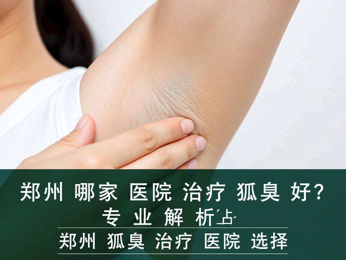 郑州哪家医院治疗狐臭好？专业解析郑州狐臭治疗医院选择