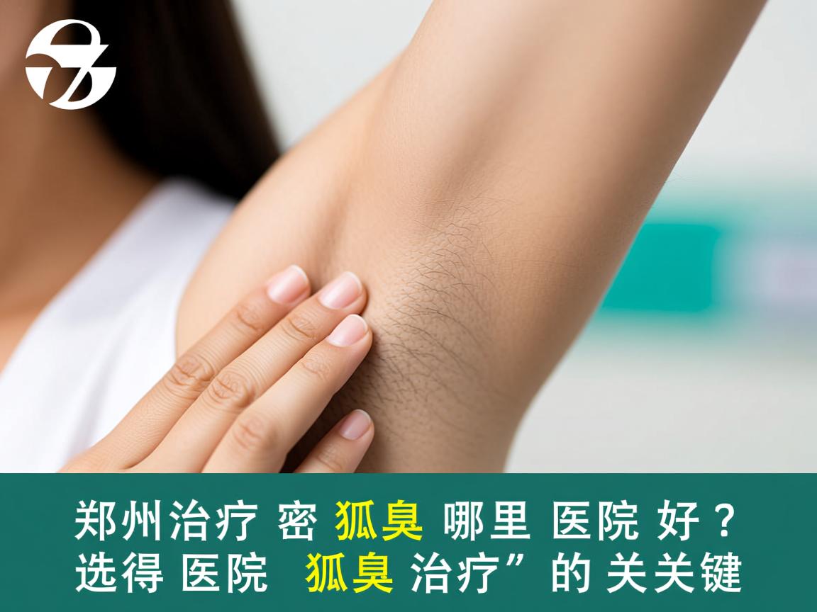 郑州治疗狐臭哪里医院好？选对医院是狐臭治疗的关键