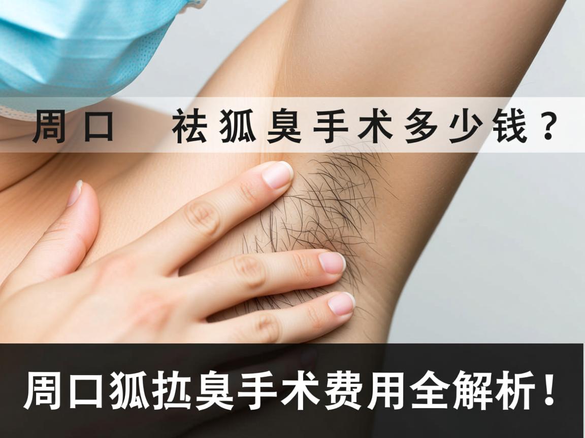 周口祛狐臭手术多少钱？周口狐臭手术费用全解析！