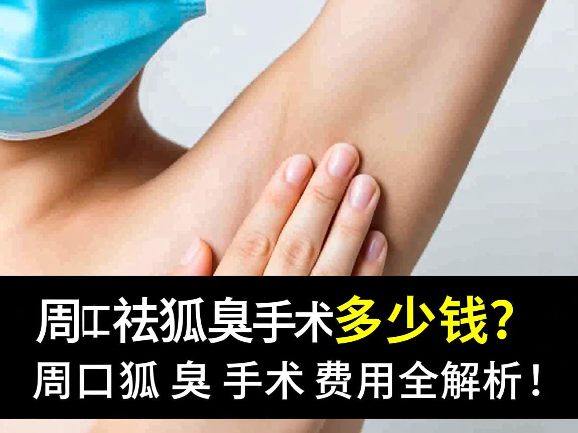 周口祛狐臭手术多少钱？周口狐臭手术费用全解析！