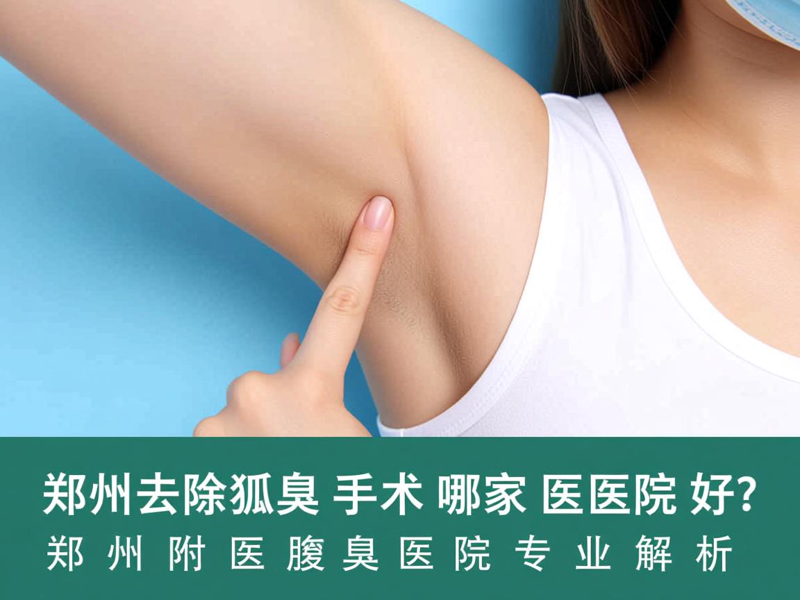 郑州去除狐臭手术哪家医院好？郑州附医腋臭医院专业解析