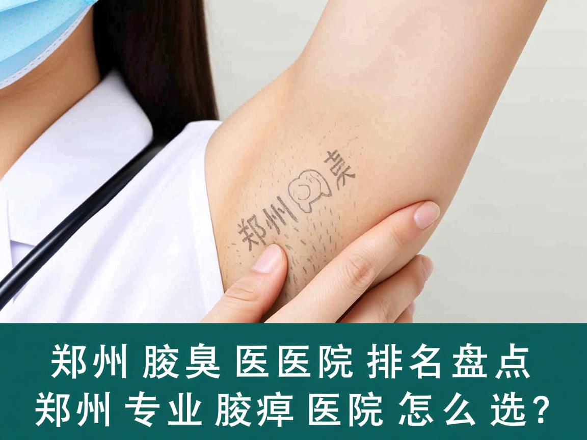 郑州腋臭医院排名盘点，郑州专业腋臭医院怎么选？