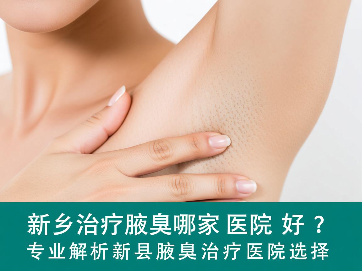 新乡治疗腋臭哪家医院好？专业解析新乡腋臭治疗医院选择