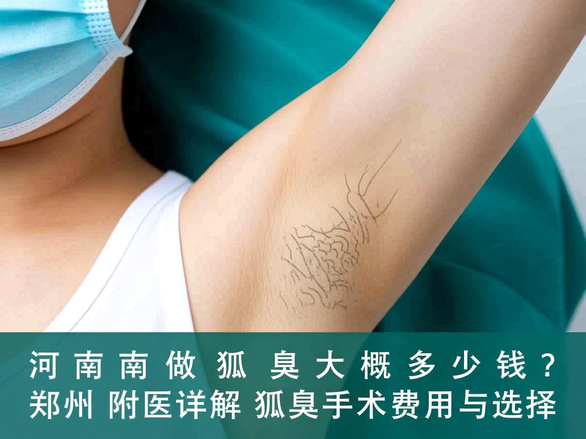 河南做狐臭大概多少钱？郑州附医详解狐臭手术费用与选择