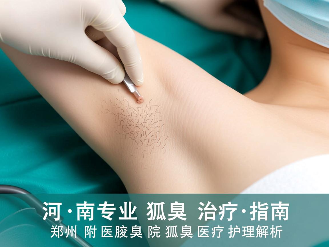 河南专业狐臭治疗指南，郑州附医腋臭医院的狐臭医疗护理解析