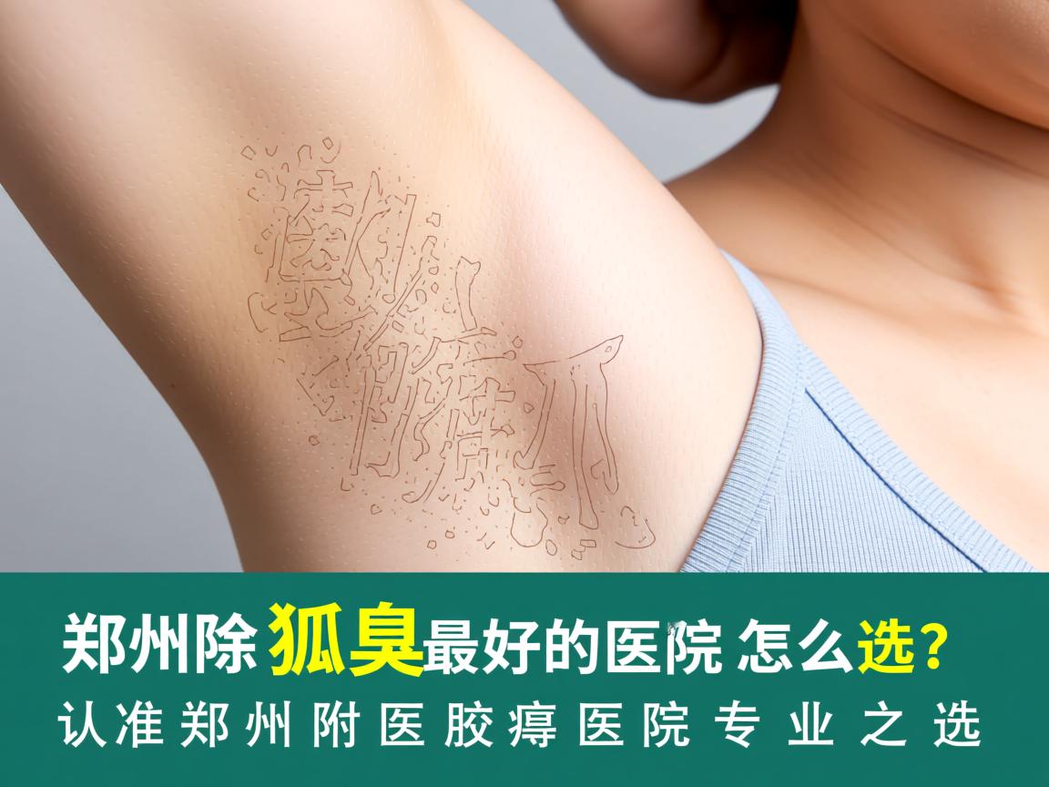 郑州除狐臭最好的医院怎么选？认准郑州附医腋臭医院专业之选