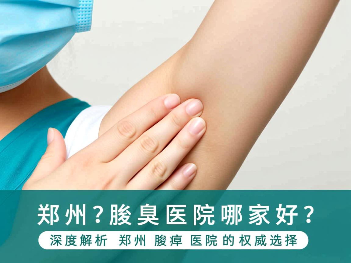 郑州腋臭医院哪家好？深度解析郑州腋臭医院的权威选择