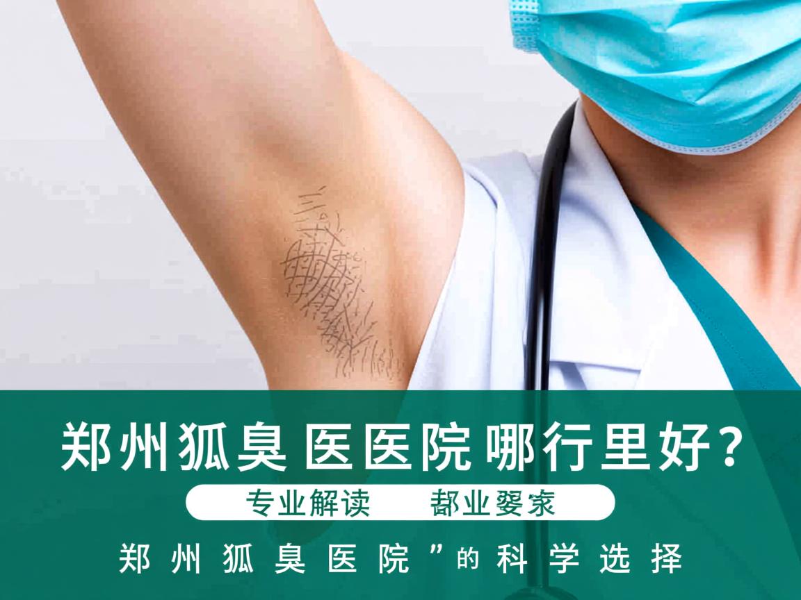 郑州狐臭医院哪里好？专业解读郑州狐臭医院的科学选择